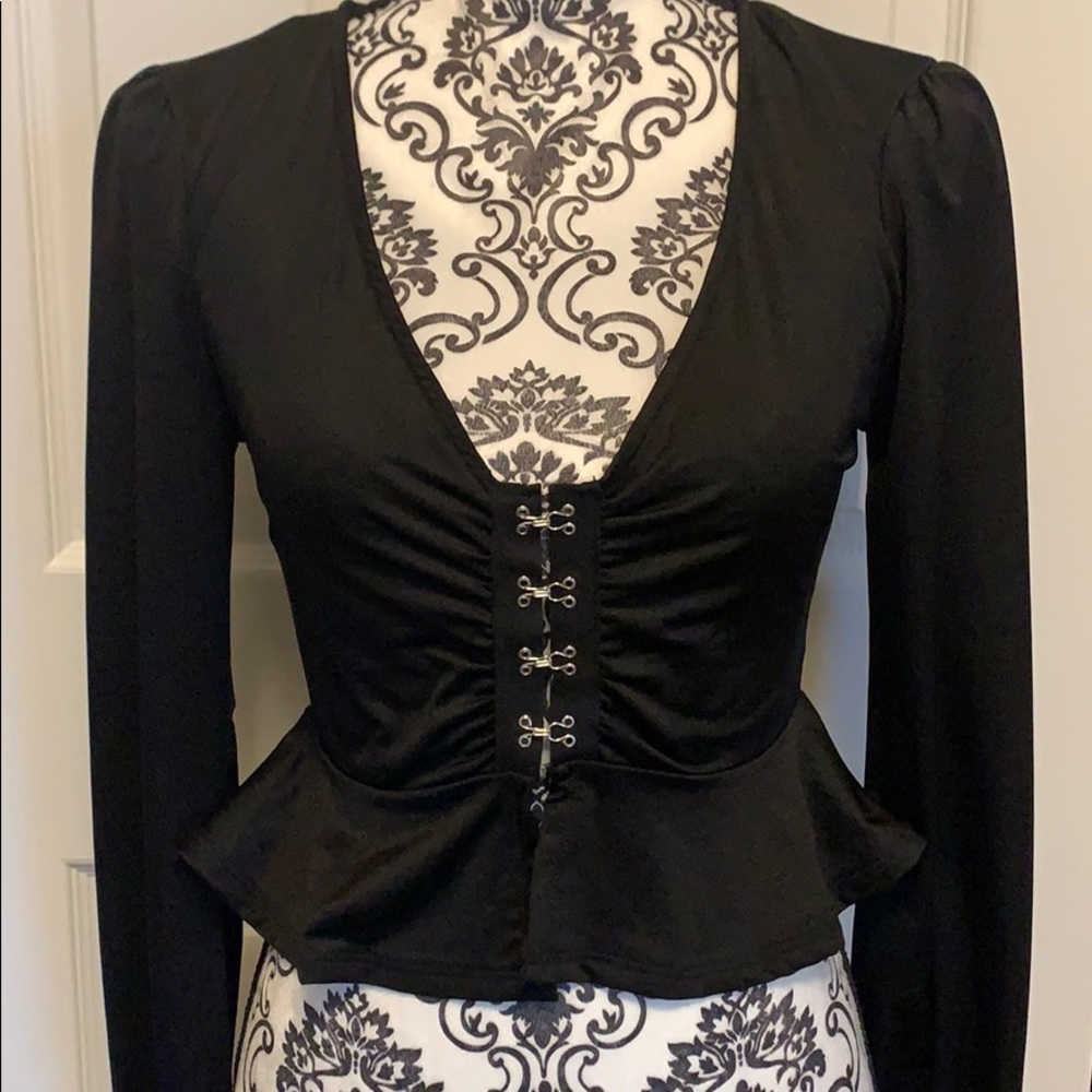 L.A. Hearts Long Sleeve Blouse - Picture 14 of 16